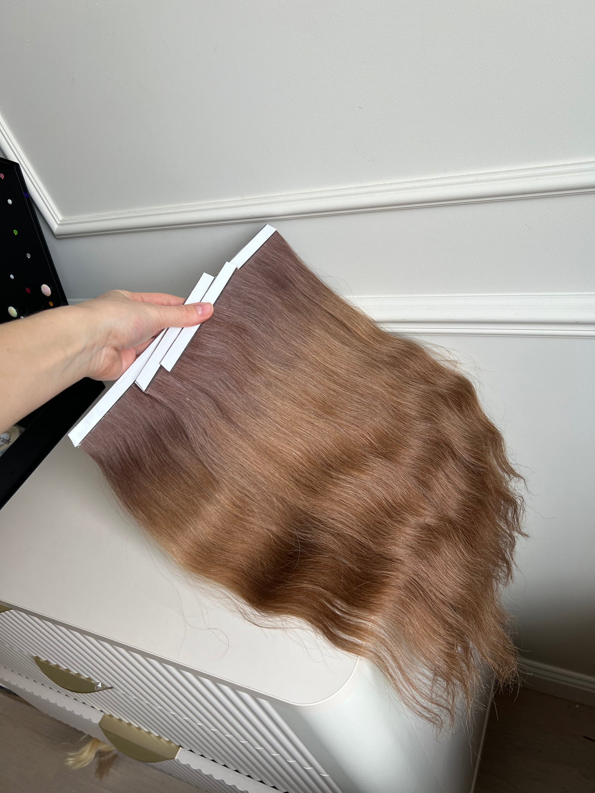 Włosy naturalne doczepiane Bio taśmy 43 cm 85 g Soft