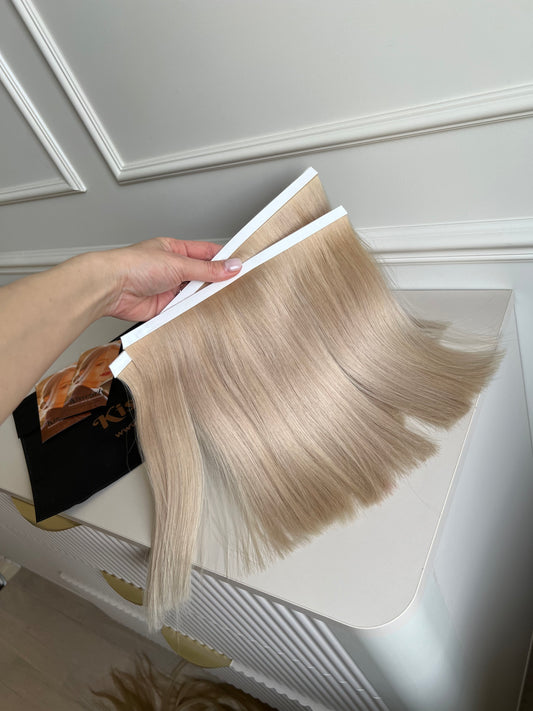Włosy doczepiane słowiańskie Bio taśmy 25cm 63g