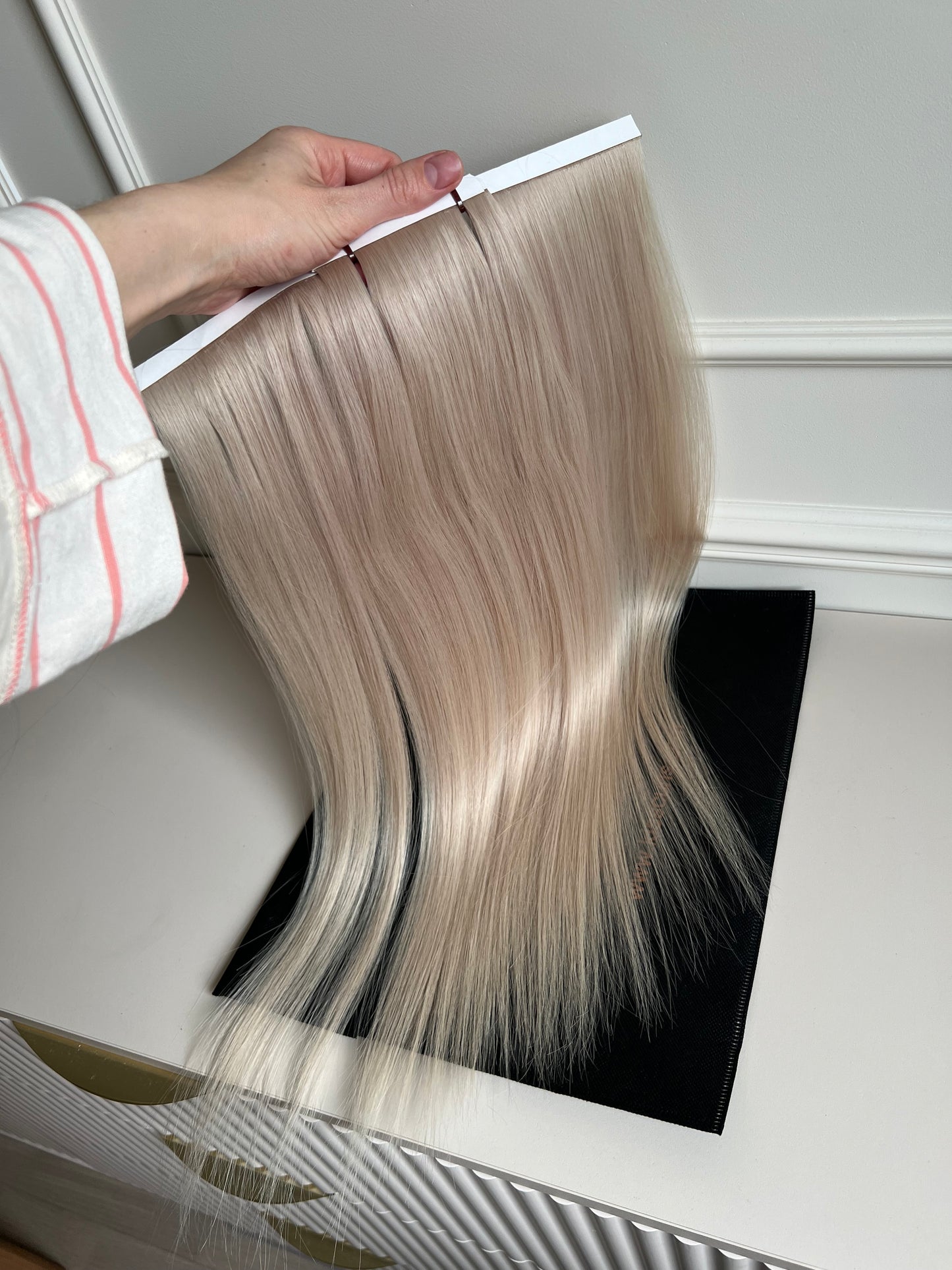 Włosy naturalne słowiańskie doczepiane Bio taśmy 53 cm 73 g