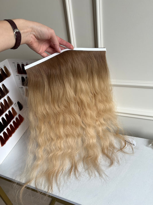 Włosy naturalne doczepiane wy bio taśmy zestaw 48cm 51g