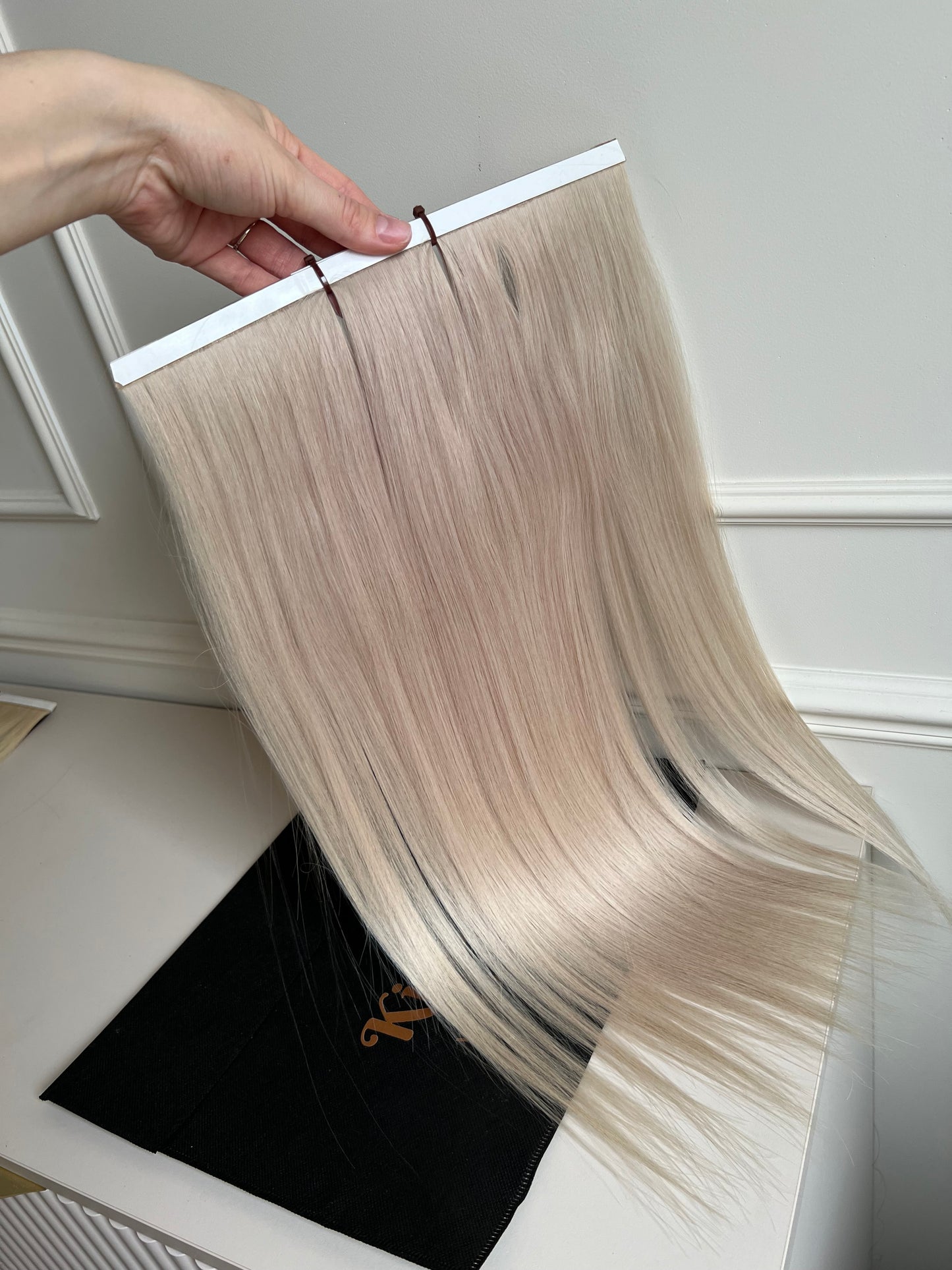 Włosy naturalne słowiańskie doczepiane Bio taśmy 53 cm 73 g