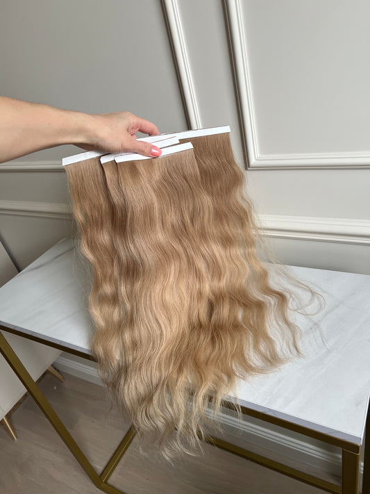 Włosy Naturalne doczepiane 49 cm 88 g falowane