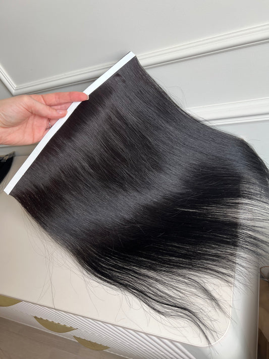 Włosy doczepiane słowiańskie bio taśma 44 cm 47 g