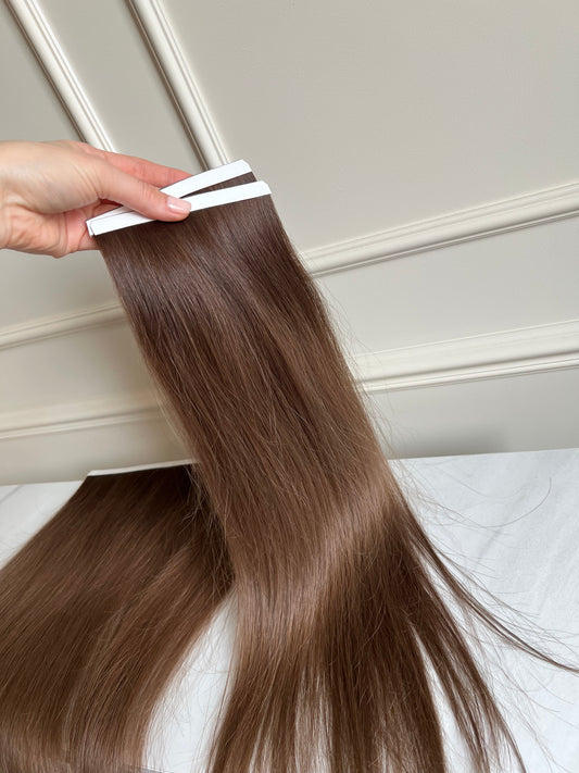 Włosy doczepiane naturalne słowiańskie 105 g 55 cm