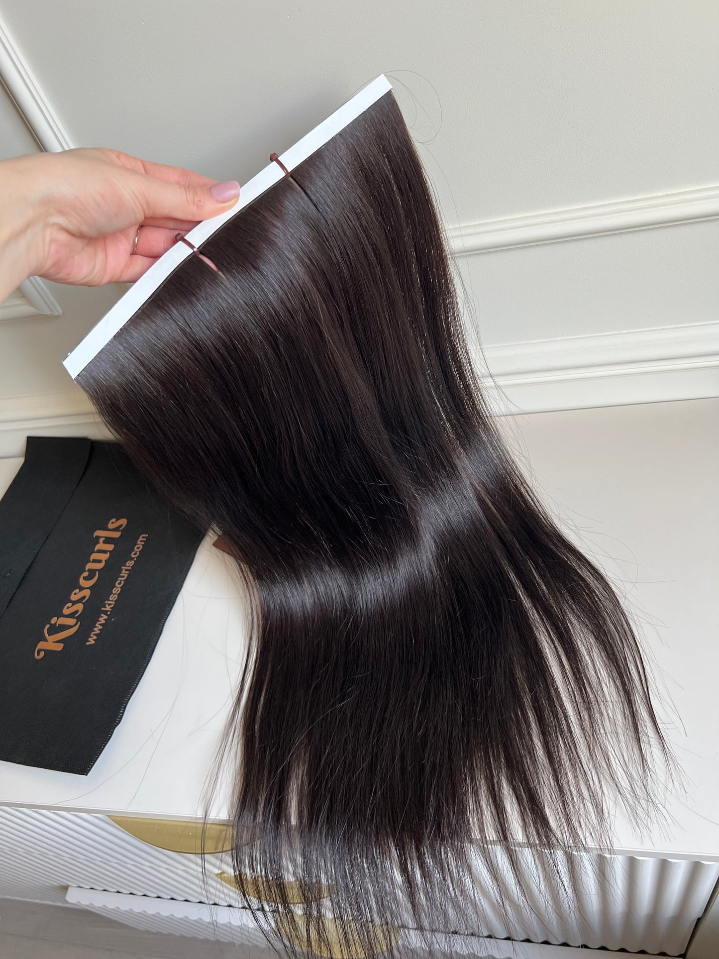 Włosy naturalne doczepiane słowiańskie bio taśmy 98 g 60cm