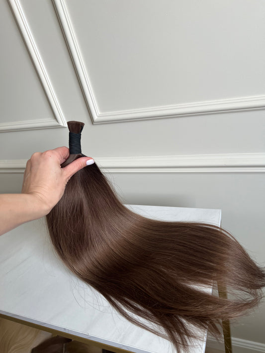 Włosy słowiańskie w kitce 106 g 54 cm