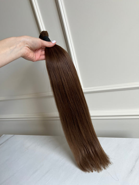 Włosy słowiańskie do przedłużania 110 g 55 cm color 5