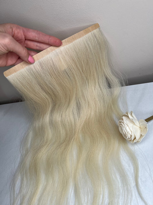 Tape weft hair extensions Natural hair Bio Tape On  27g  45cm