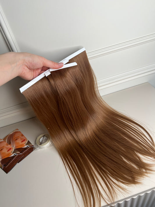 Włosy naturalne doczepiane Bio taśmy 46 cm 77 g