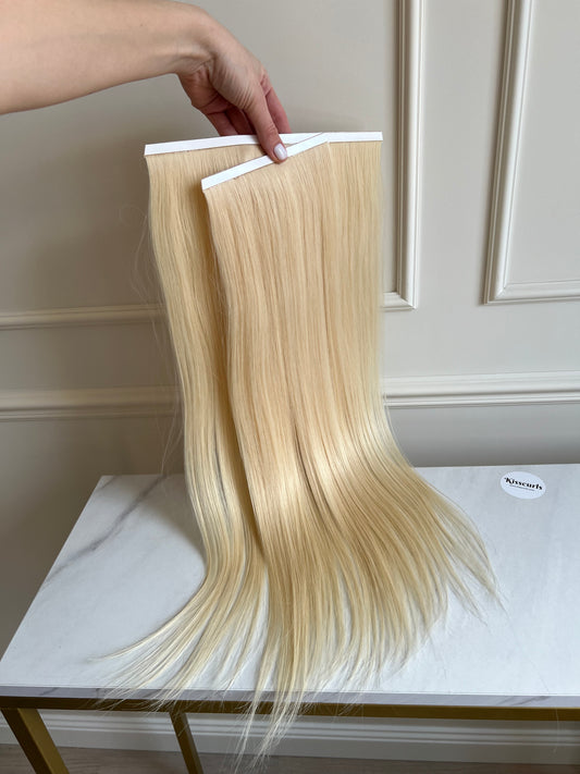 Włosy naturalne słowiańskie biotaśmy 63cm 95g