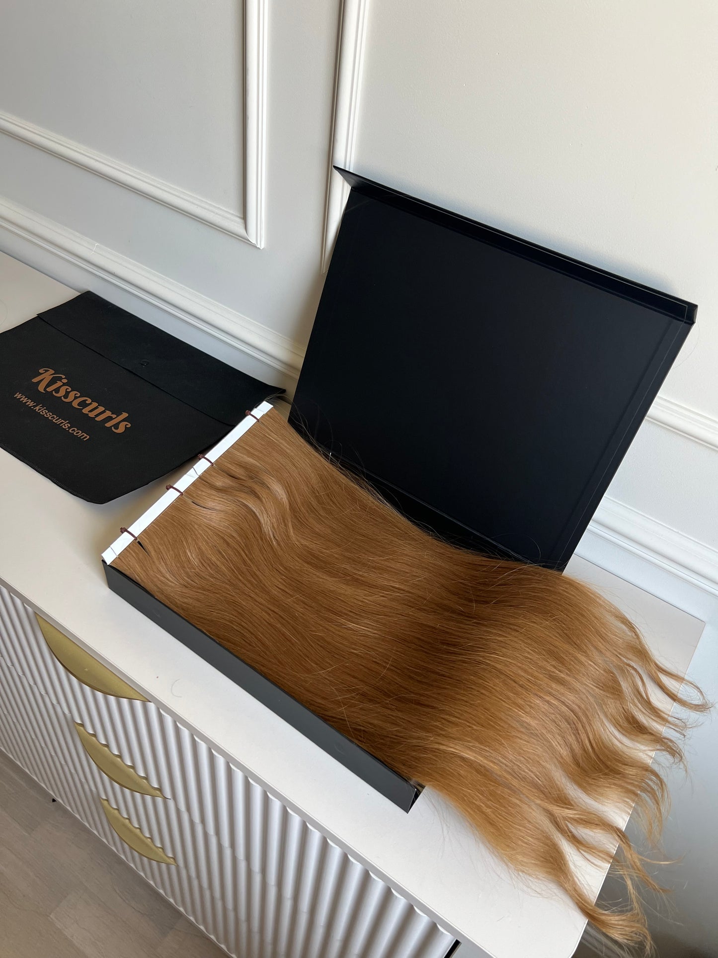 Włosy słowiańskie doczepiane 57cm 112g biotaśmy