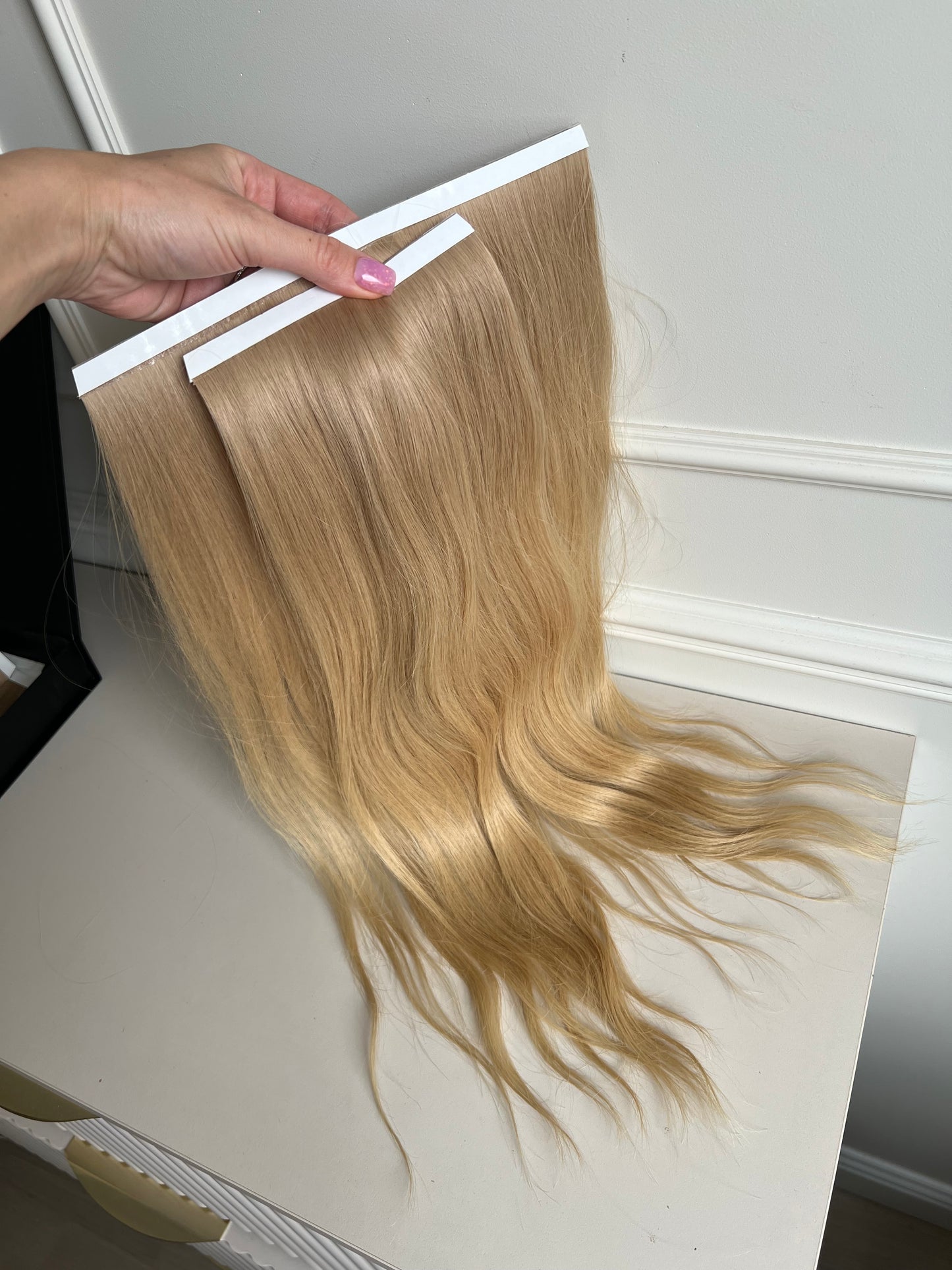 Włosy doczepiane słowiańskie Bio taśmy 56cm 92g