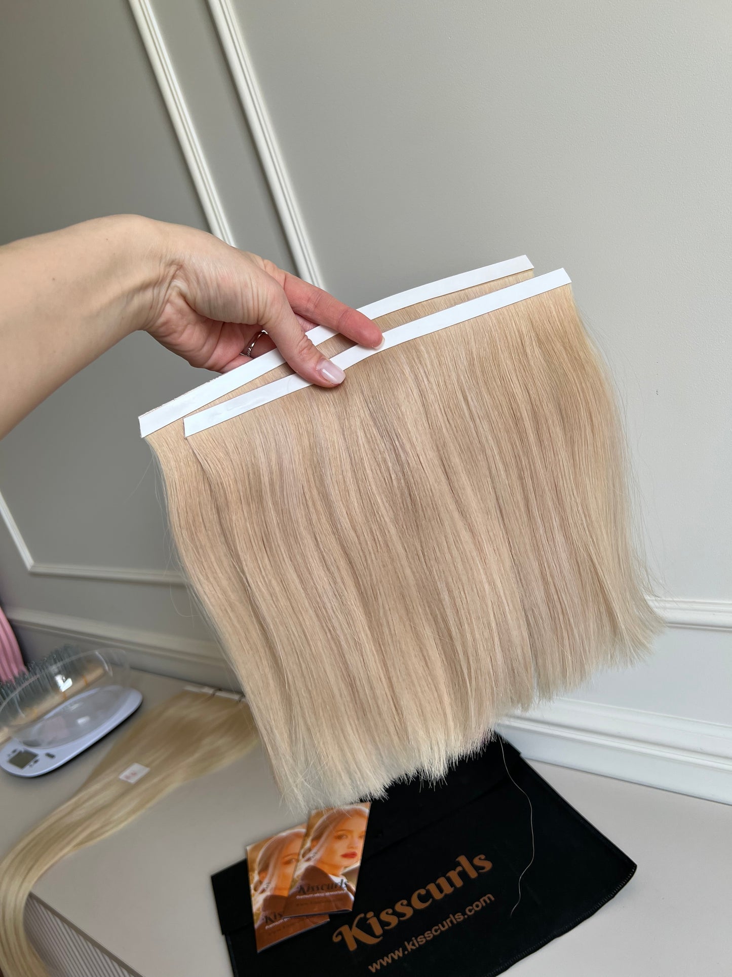 Włosy doczepiane słowiańskie Bio taśmy 25cm 63g