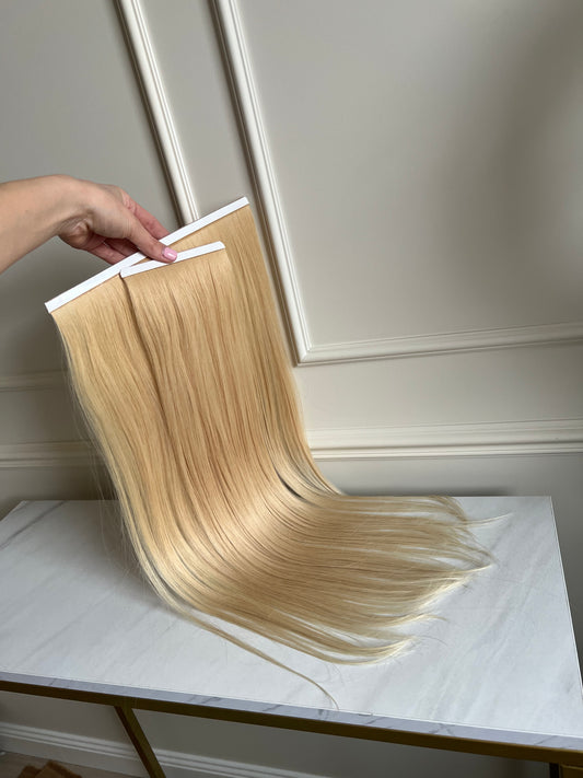 Włosy Słowiańskie bio taśmy naturalny 87 g 62 cm