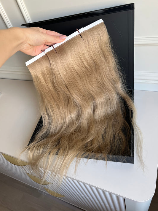 Włosy doczepiane słowiańskie 53 cm 77 g Bio taśmy