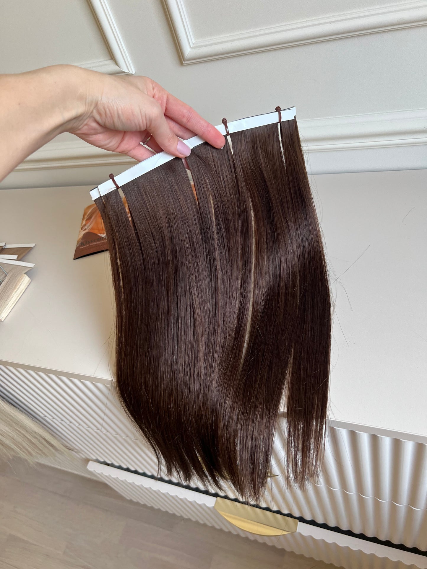 Włosy doczepiane naturalne biotaśmy 70 g 41 cm