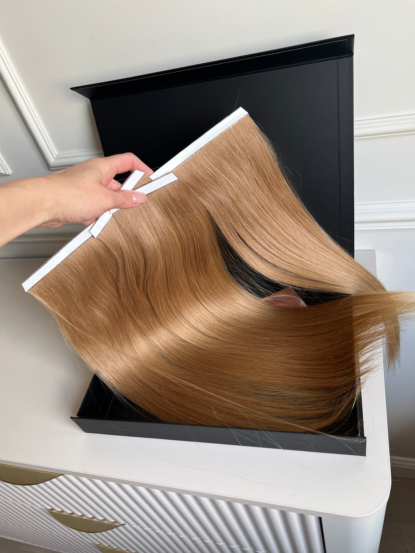 Włosy doczepiane słowiańskie 51 cm 100 g Bio taśmy
