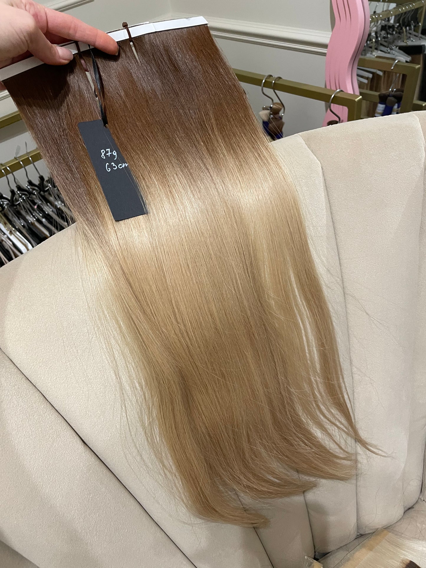 Biotaśmy zestaw 3 szt 87g 63cm Naturalne włosy słowiańskie