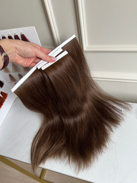 Włosy naturalne słowiańskie Bio taśmy 92 g 41 cm