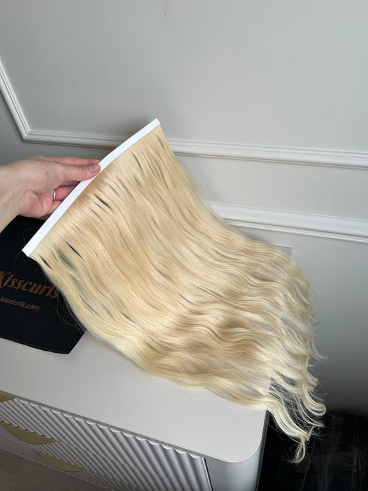 Włosy doczepiane naturalne słowiańskie Bio taśmy - 56cm 66g