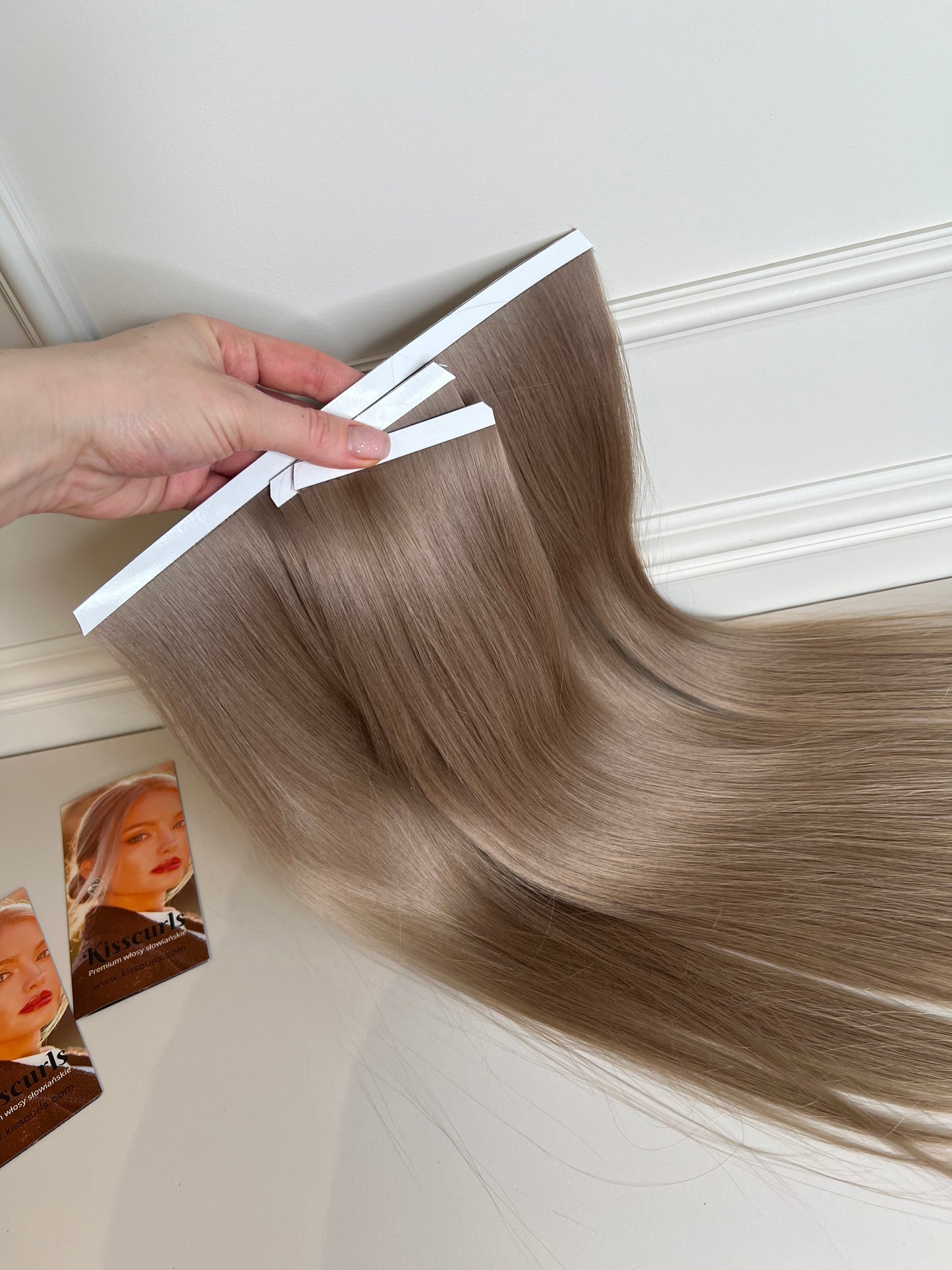 Słowiańskie włosy naturalne Bio taśmy 85 g 55 cm