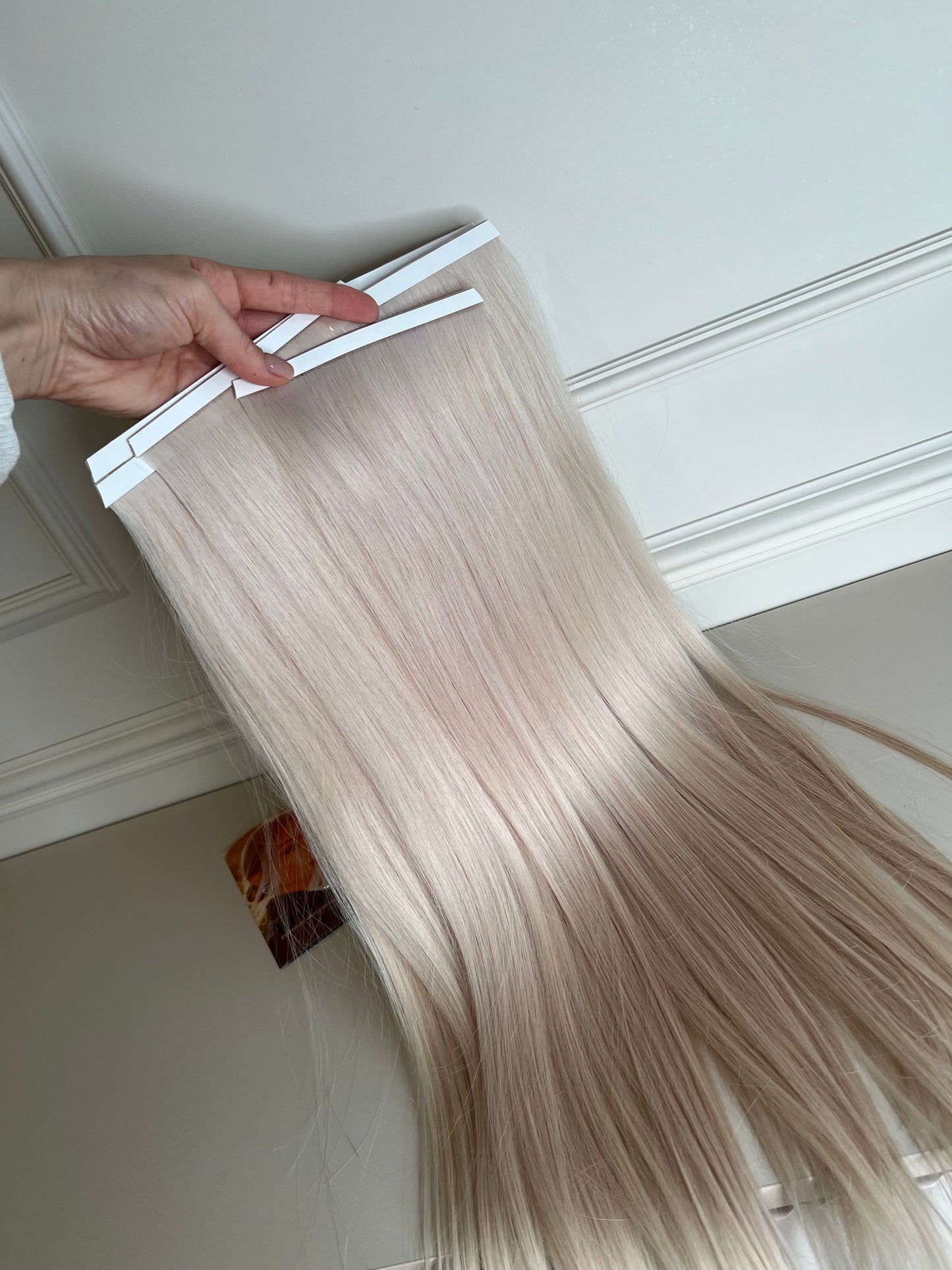 Doczepiane włosy na Bio taśmy zestaw 4szt 180 g 61 cm