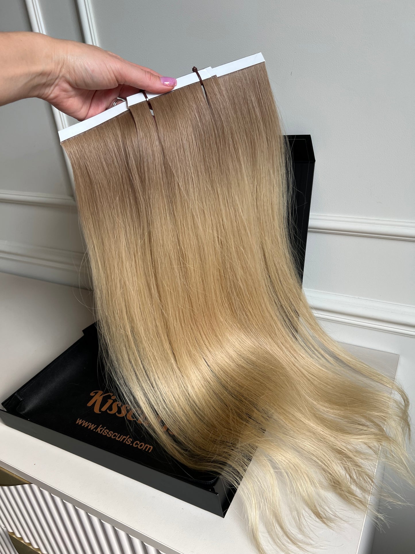 Włosy doczepiane słowiańskie Bio taśmy 63 cm 94 g