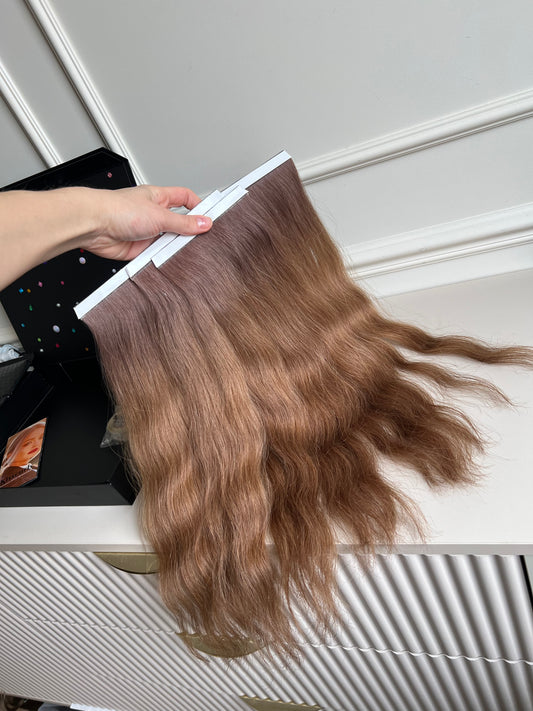 Włosy naturalne doczepiane Bio taśmy 43 cm 85 g Soft