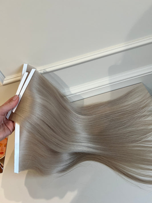 Włosy doczepiane 103 g 55 cm Kolor neutralno-popielaty blond