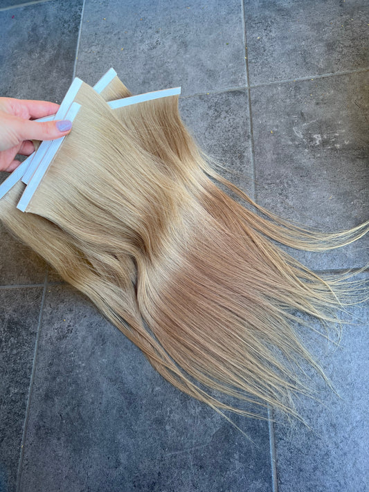 Włosy słowiańskie na taśmie silikonowej 116 g 50 cm