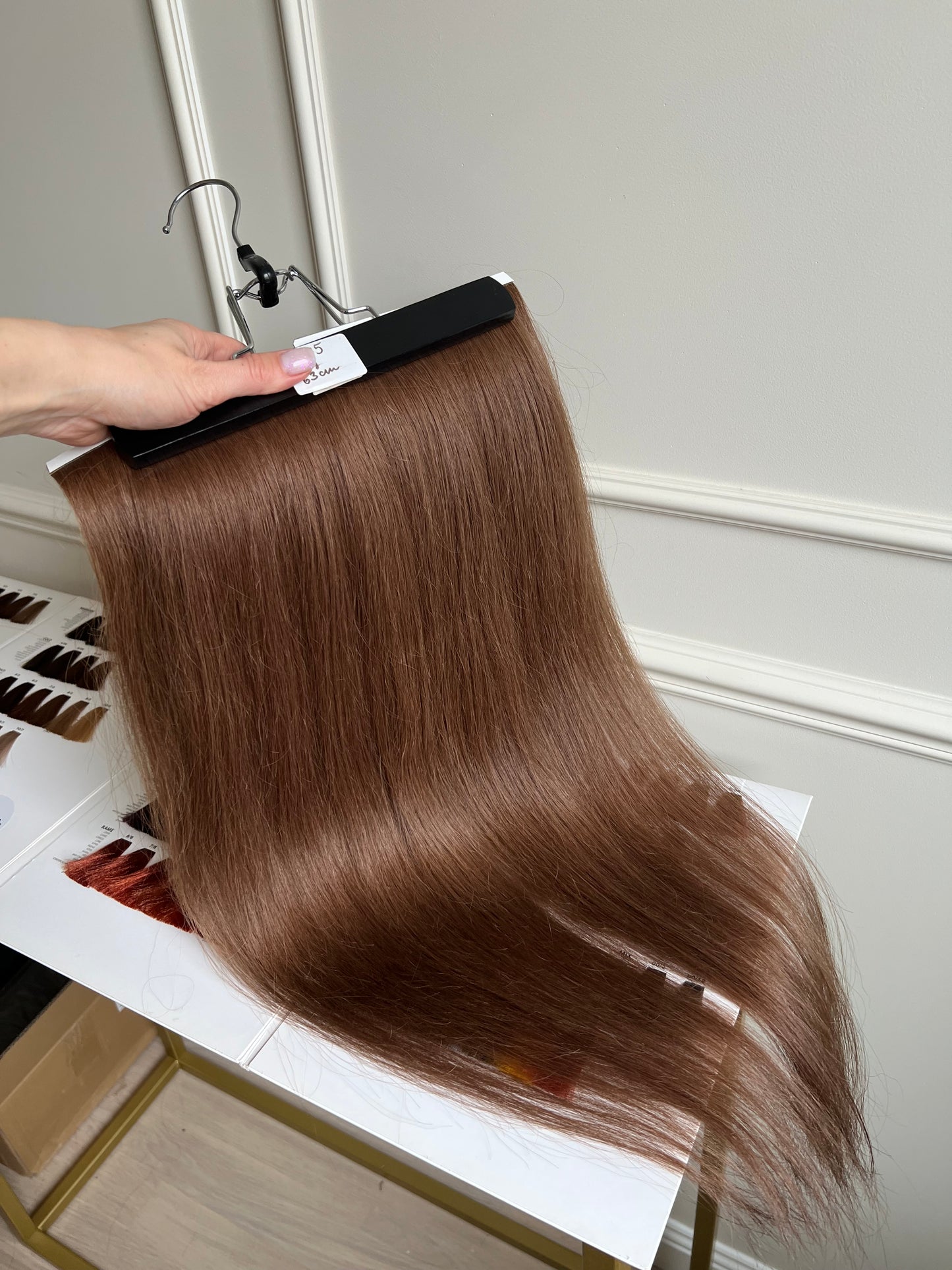 Włosy naturalne doczepiane Zestaw do samodzielnego założenia 3szt 94g 63cm
