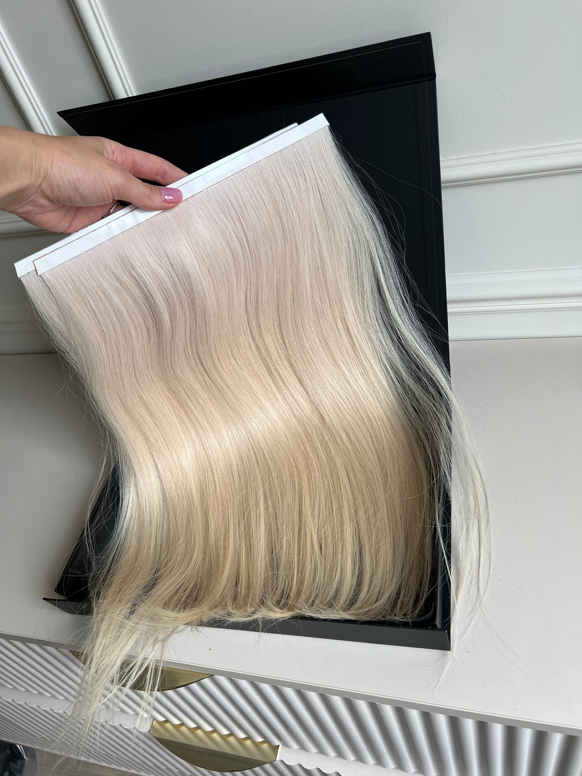 Włosy doczepiane słowiańskie Bio taśmy 116g 53cm