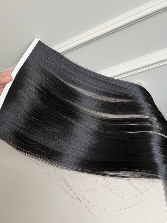 Włosy naturalne Bio taśma jedna sztuka 50 g 59 cm kategoria lux