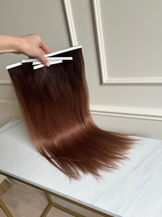 Włosy na taśmy doczepiane naturalne słowiańskie 54 cm 116 g