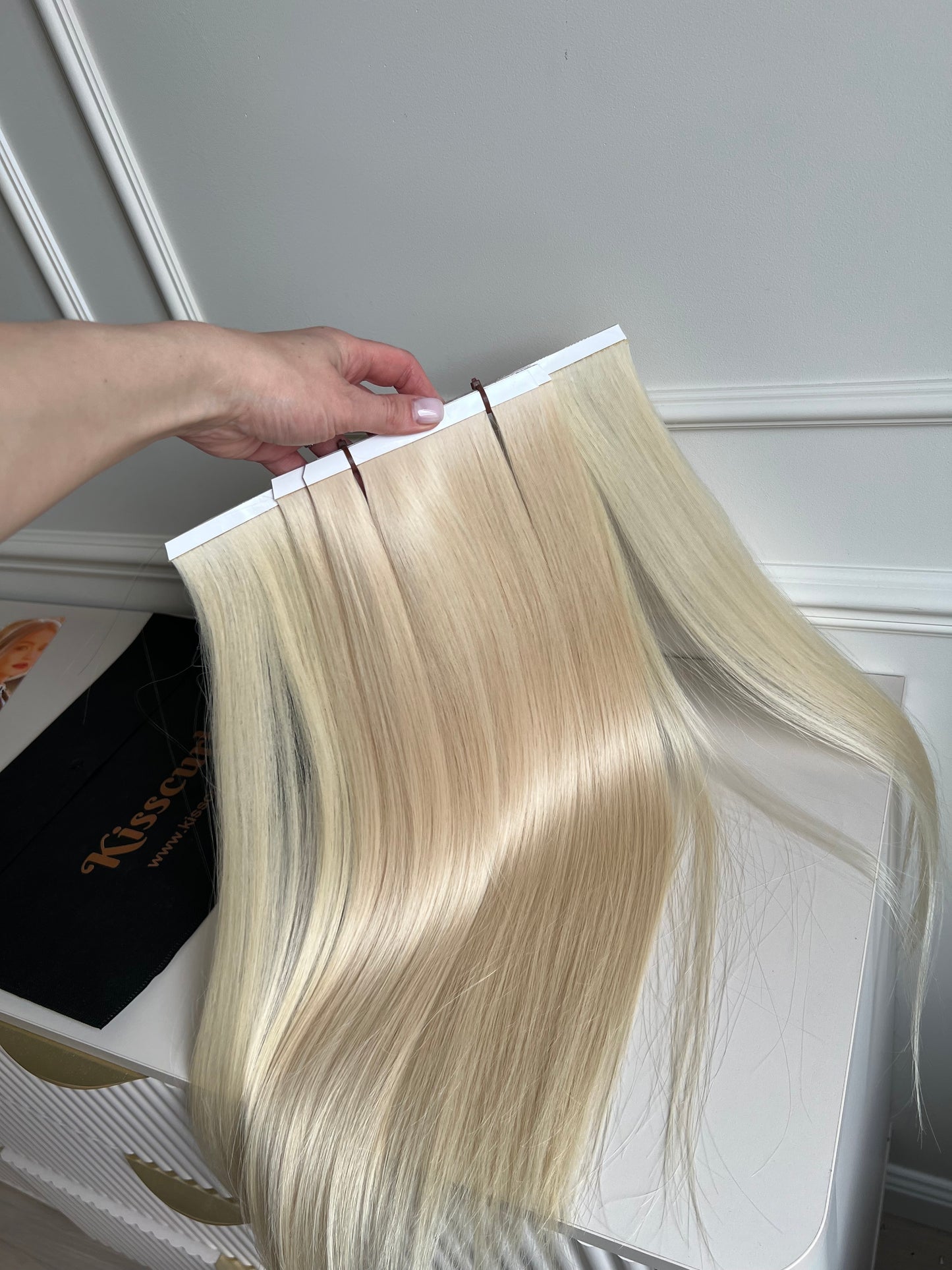 Włosy doczepiane słowiańskie 130g 56cm