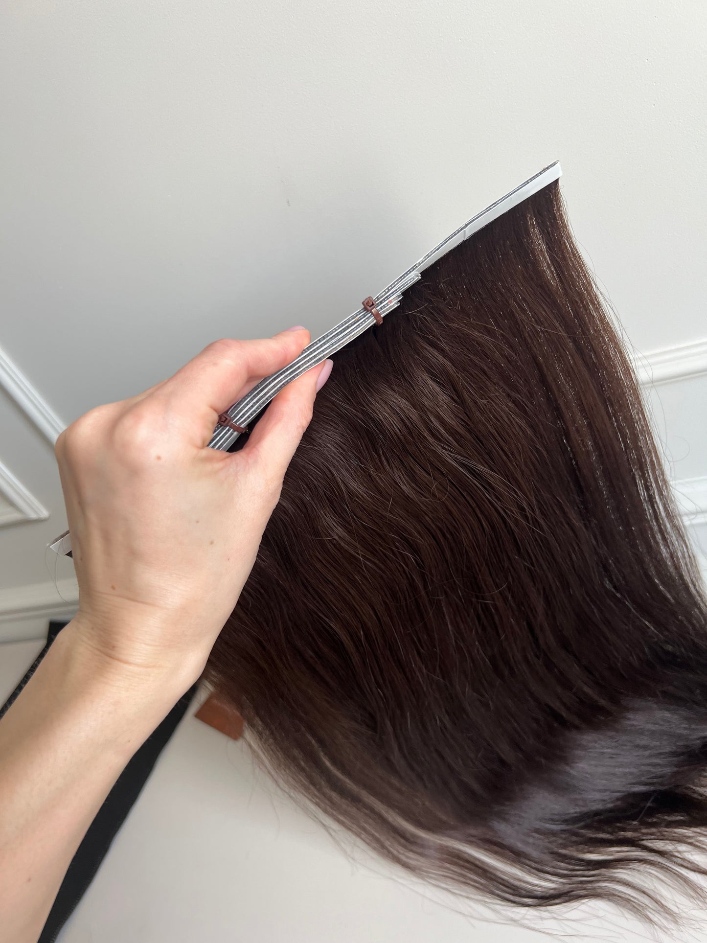 Włosy doczepiane naturalne słowiańskie 104g 53 cm