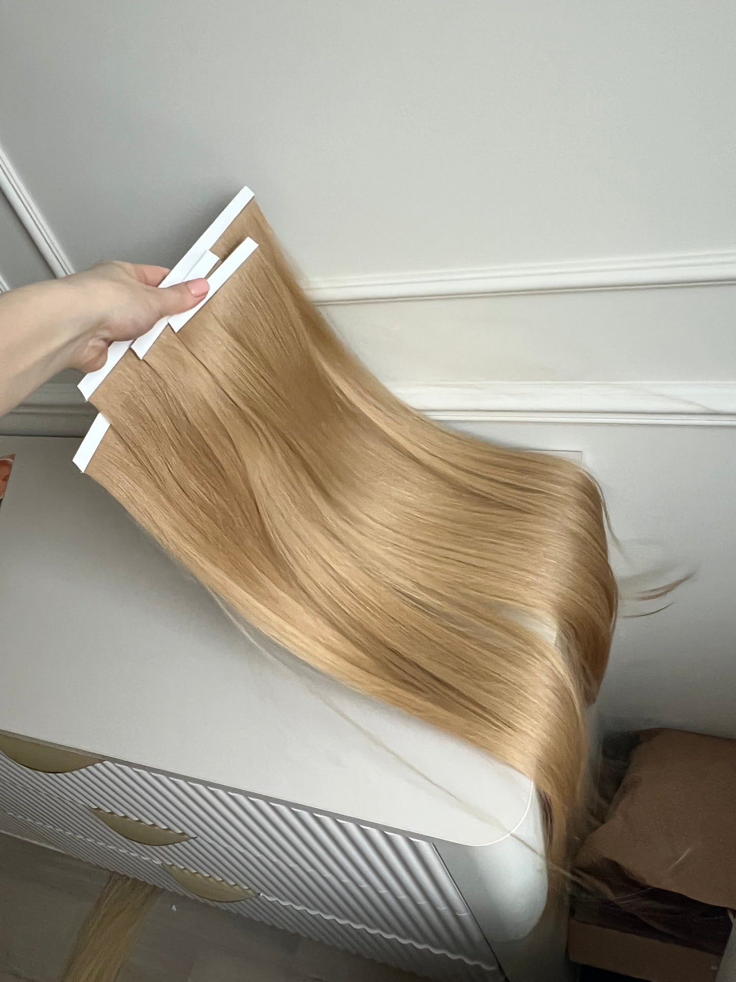 Włosy naturalne doczepiane słowiańskie 190 g 70 cm Bio taśmy