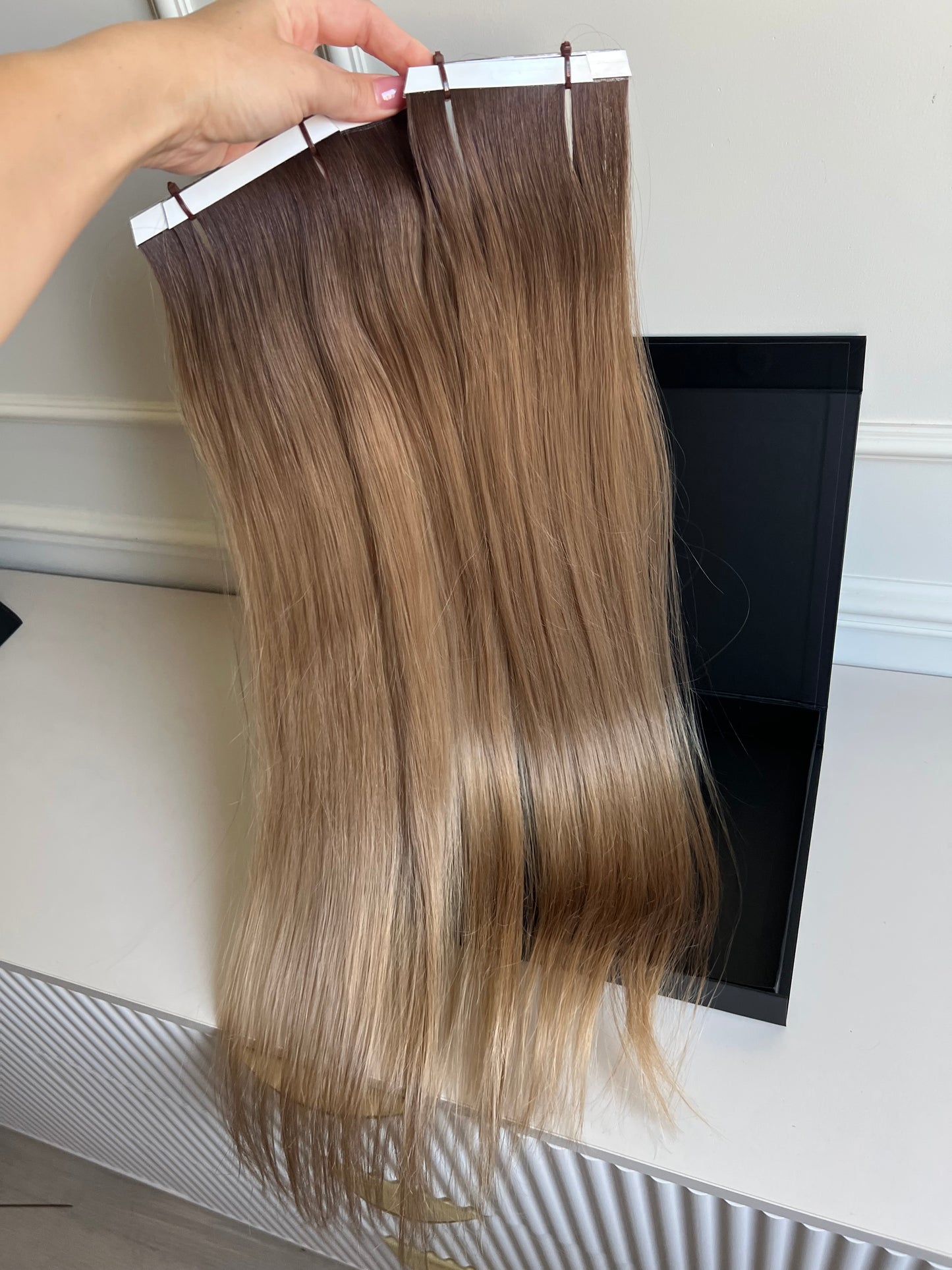 Włosy doczepiane słowiańskie 70 cm 107 g Bio taśmy
