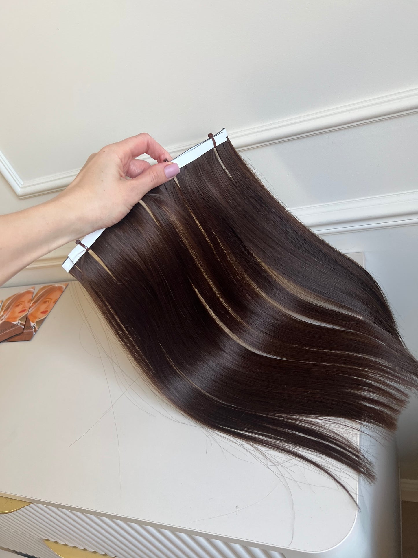 Włosy doczepiane naturalne biotaśmy 70 g 41 cm