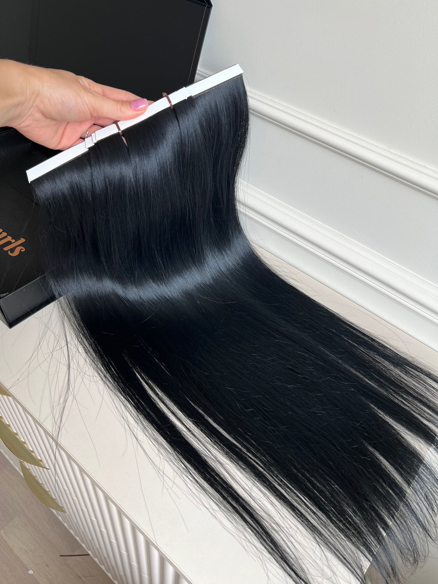 Włosy doczepiane słowiańskie 63 cm 123 g biotaśmy