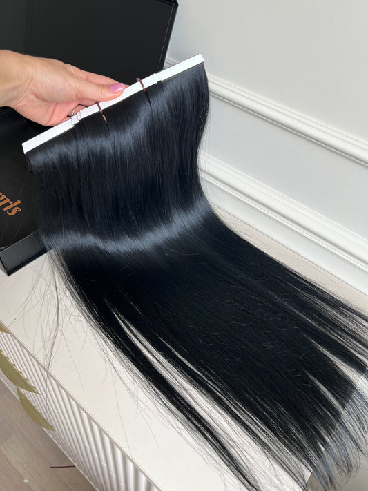 Włosy doczepiane słowiańskie 63 cm 123 g biotaśmy