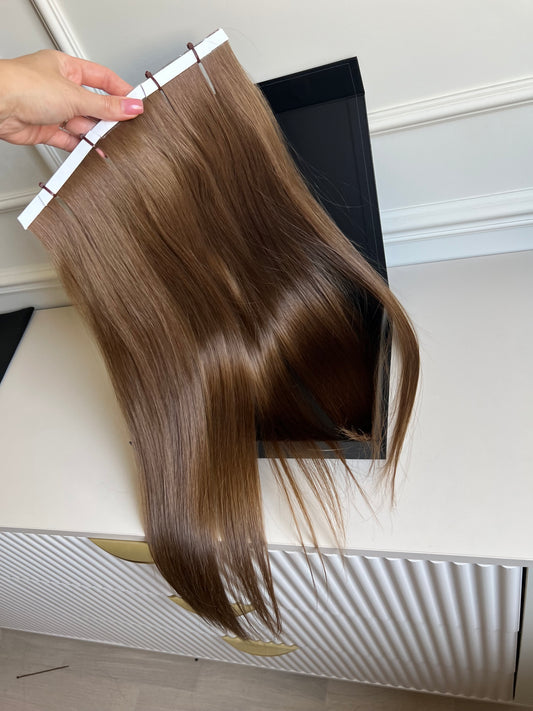 Włosy doczepiane słowiańskie 61 cm 104 g Biotaśmy