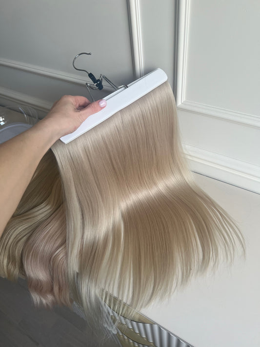 Włosy doczepiane 103 g 55 cm Kolor neutralno-popielaty blond
