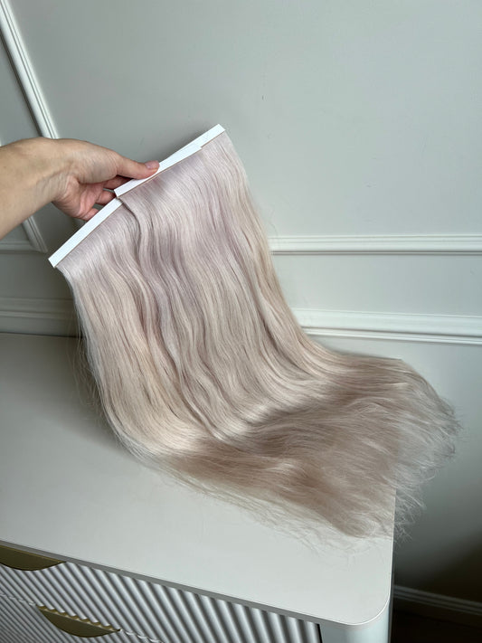 Włosy doczepiane naturalne słowiańskie 103 g 61 cm Bio taśmy