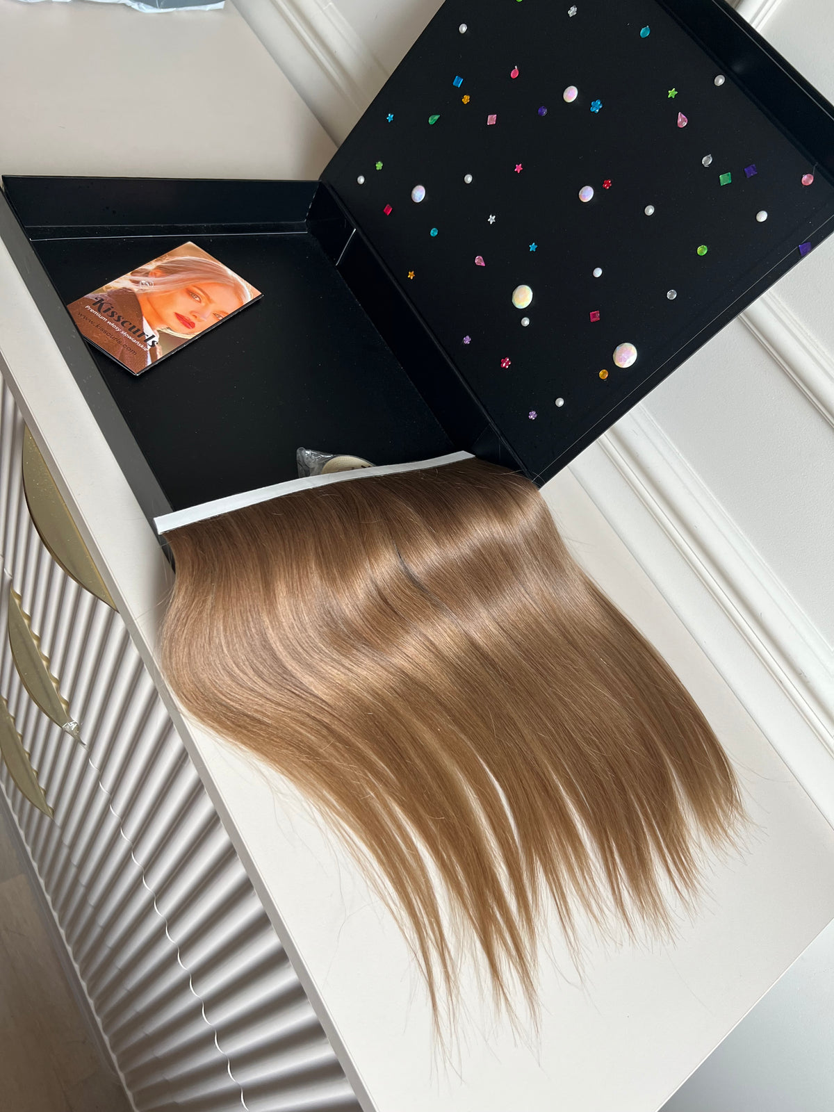Włosy doczepiane dziewicze nie farbowane 35 cm 37 g