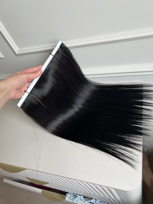 Włosy doczepiane słowiańskie Bio taśmy 47 cm 80 g