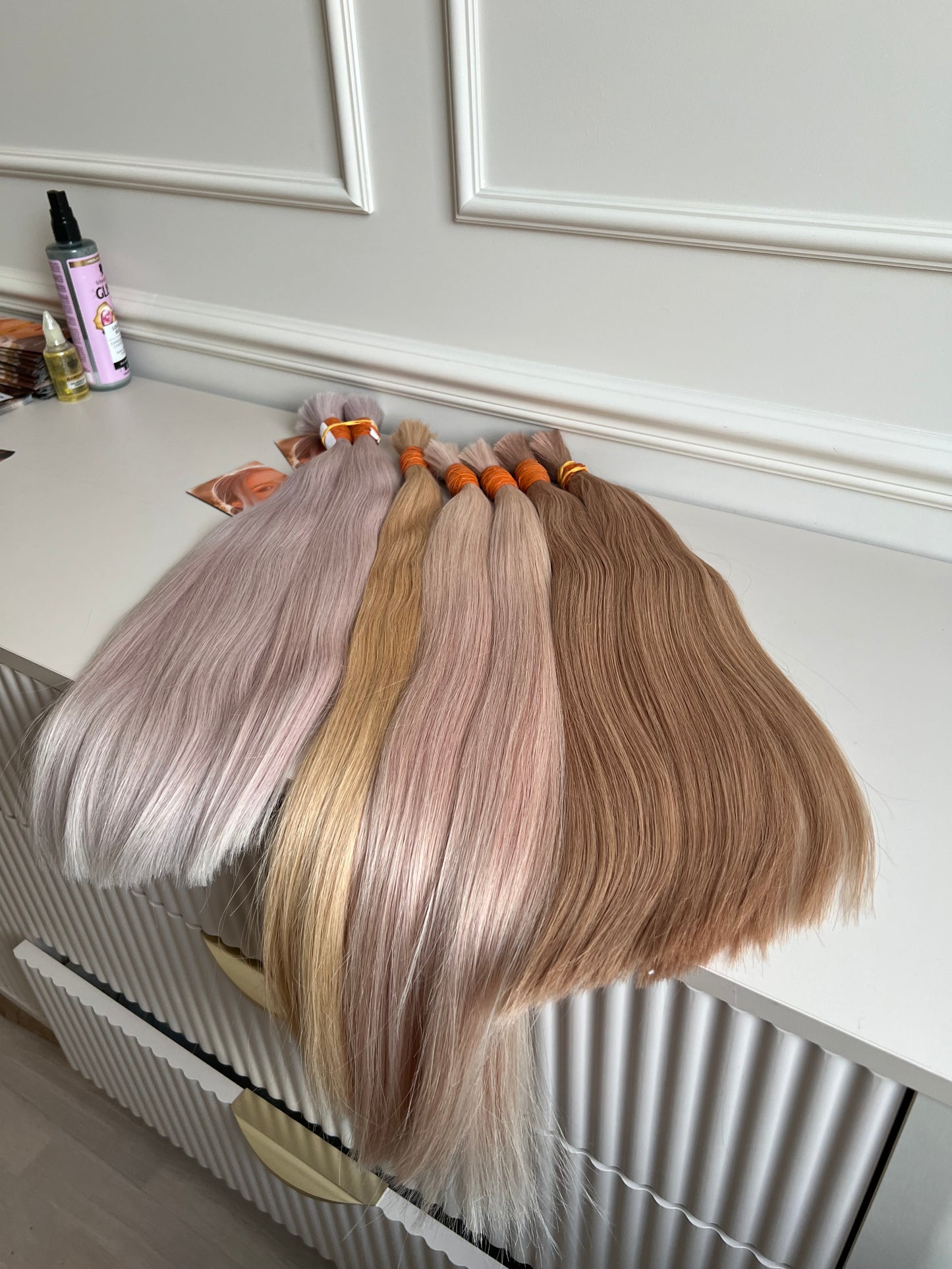 Włosy naturalne Ciepły Blond 93g 60cm lux