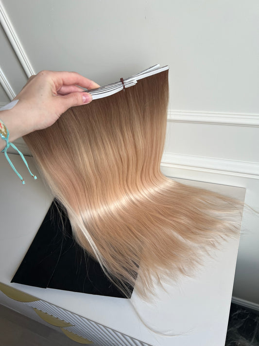 Włosy doczepiane naturalne słowiańskie 157 g 59 cm - Biotaśmy