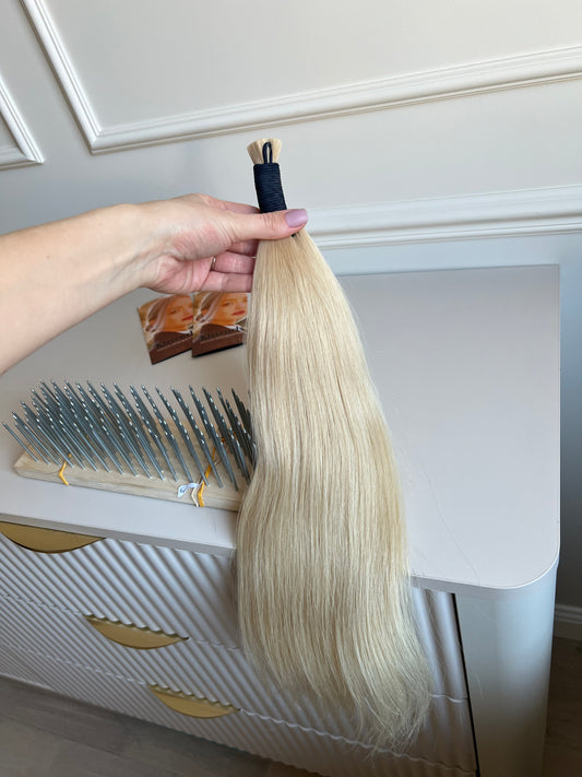 Włosy słowiańskie naturalne
 - Jeden dawca 49cm 84g