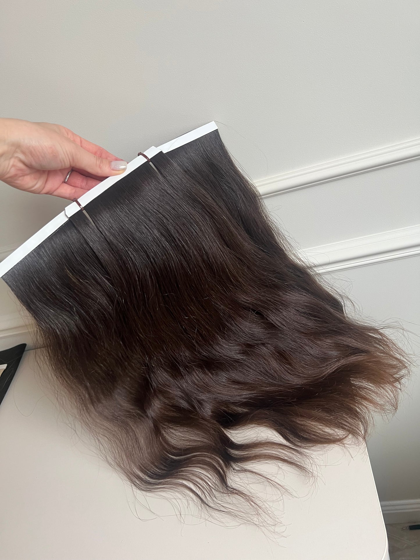 Włosy dziewicze naturalne doczepiane 100g 49cm biotaśmy